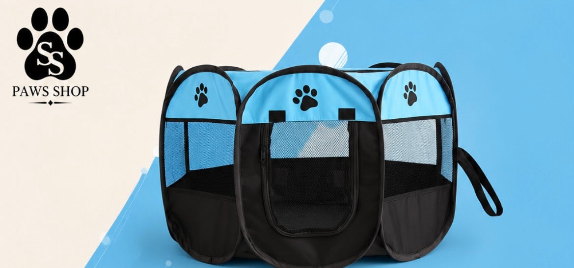 Parc Pliable pour Chien et Chat – Enclos Octogonal Portable