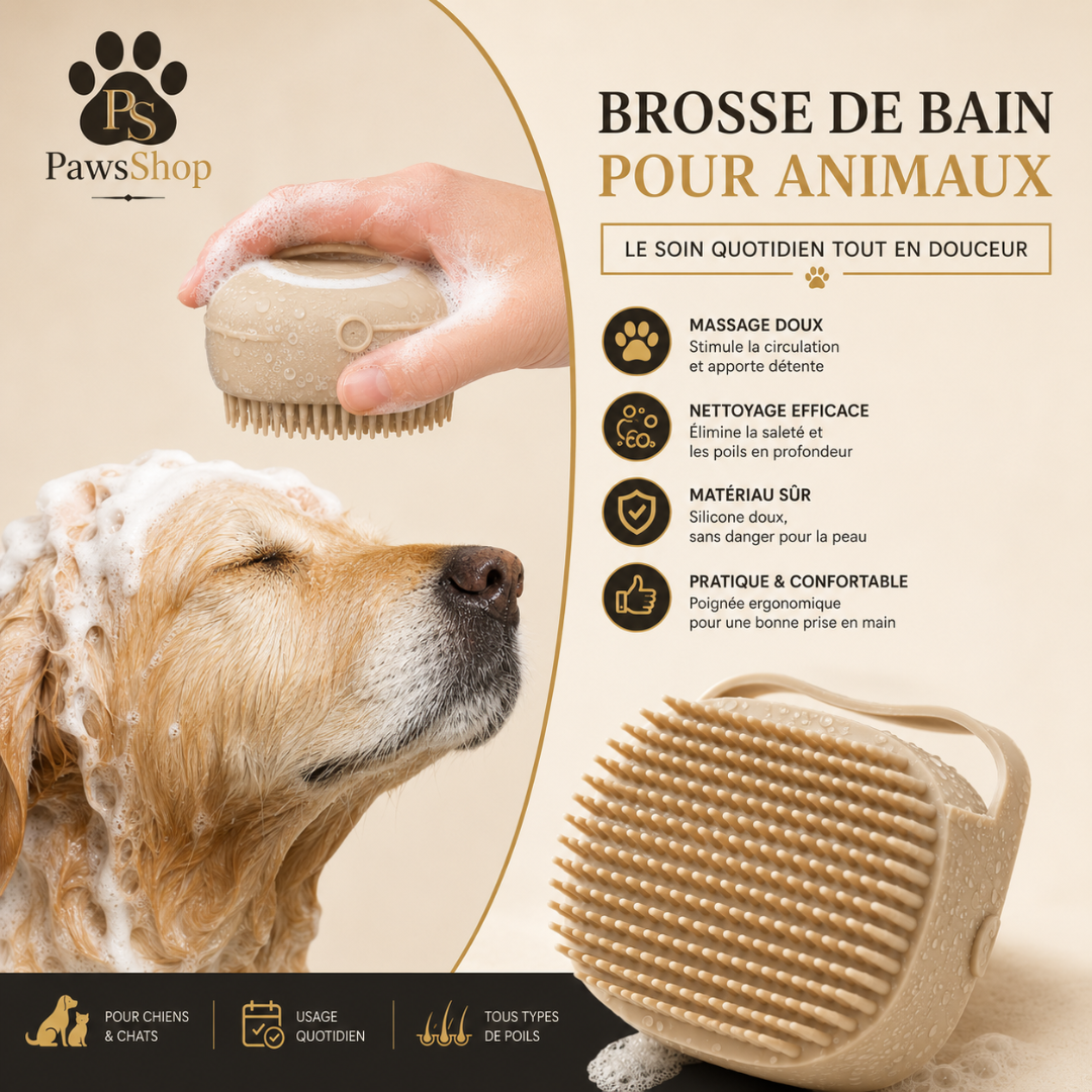 Brosse de Bain en Silicone