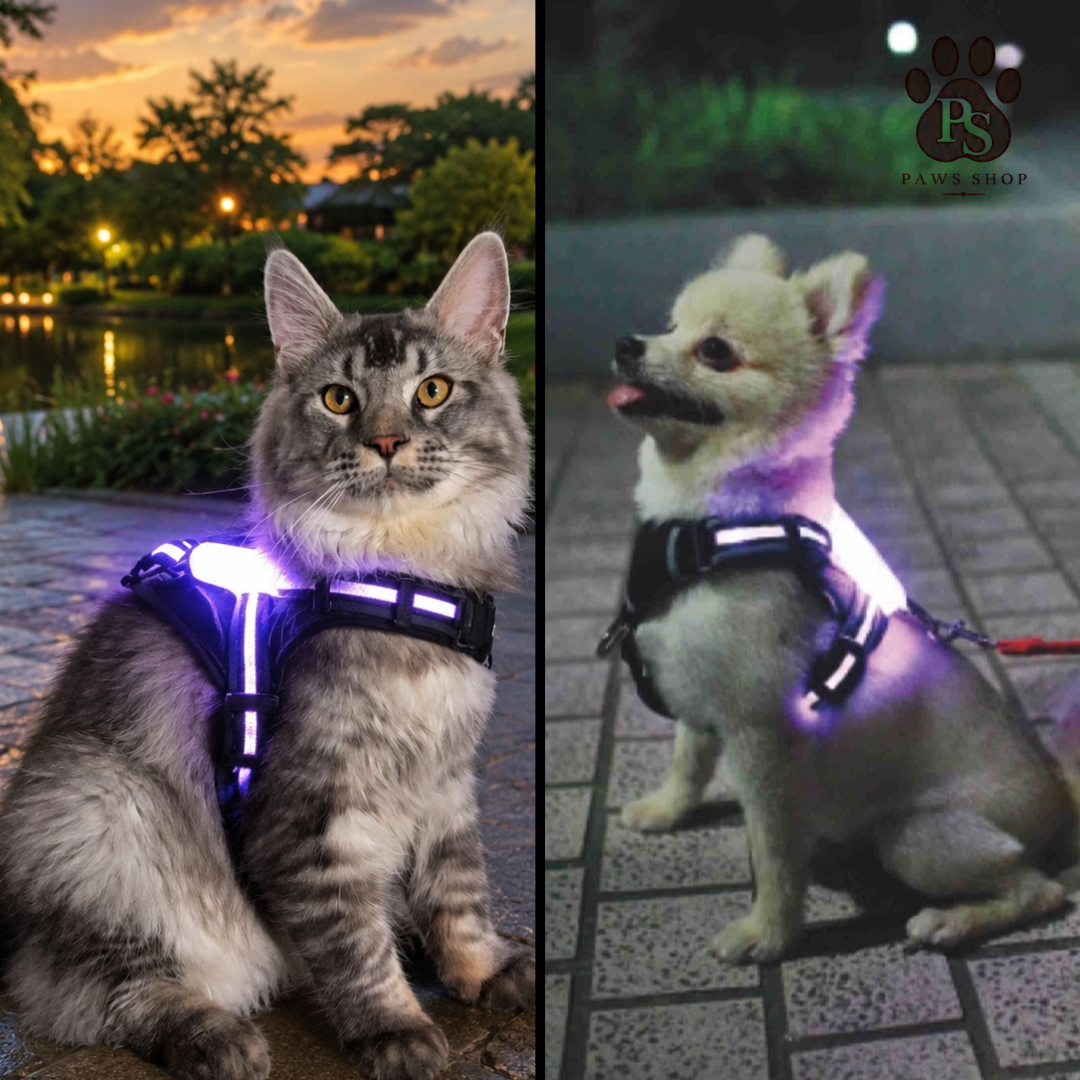 Harnais LED Lumineux pour Chien